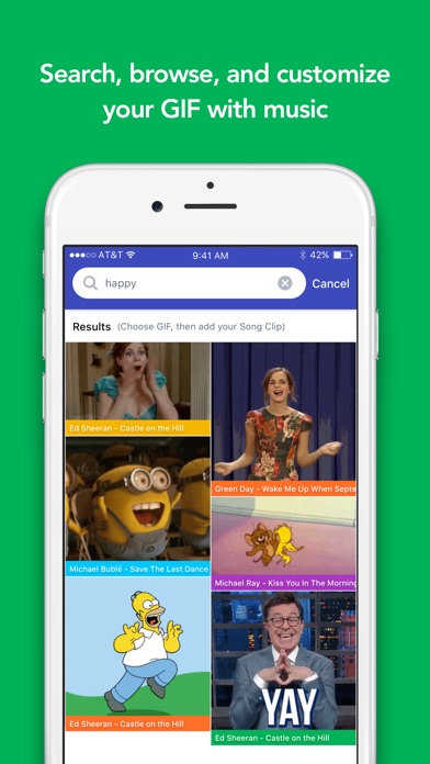 Gifnote: Find GIFs & Add Music screenshot 2
