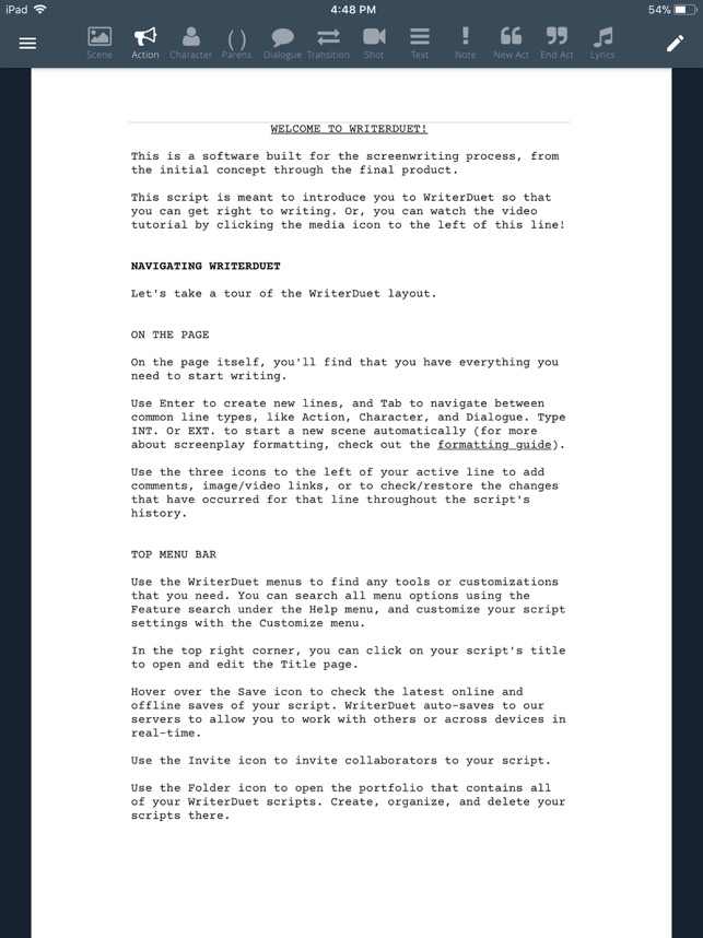 writerduet on the app store
