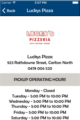 Luckys Pizzeria screenshot 2