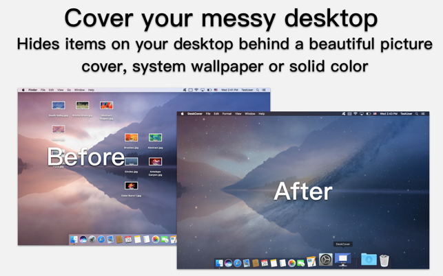 ‎DeskCover Screenshot