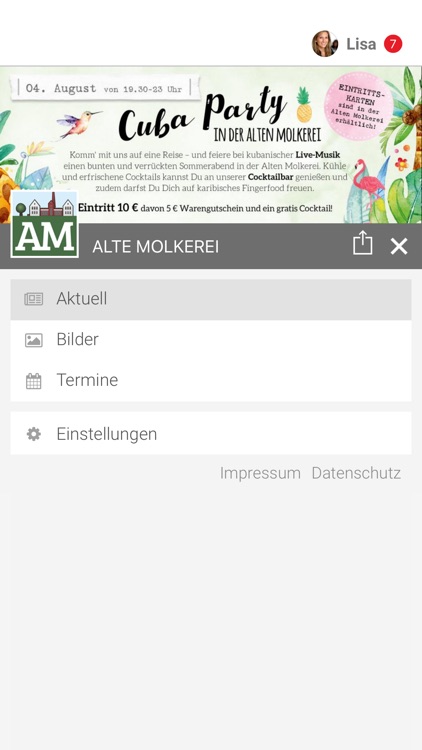 ALTE MOLKEREI APP