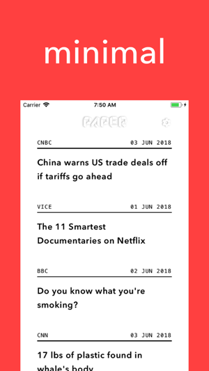 Paper - minimal news(圖2)-速報App