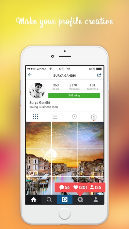 Grid Post & Repost for Instagram- In Square Banner