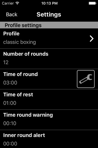 Boxing Timer Prof screenshot 2