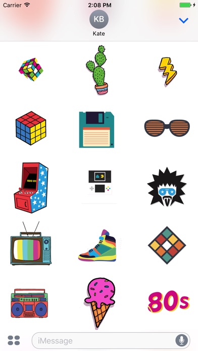 Stranger Things from 80s emoji screenshot 2