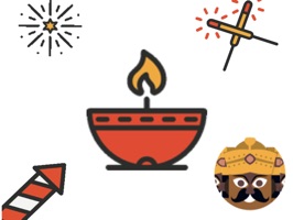 Diwali Stickers Animated