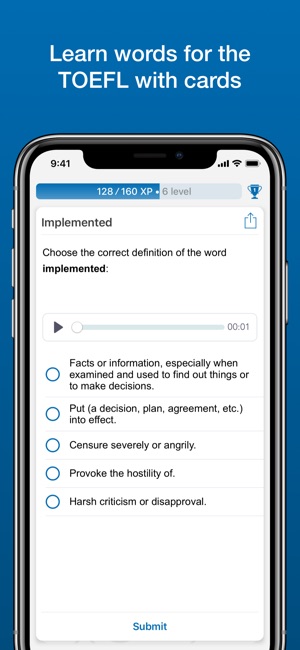 TOEFL Vocabulary Course(圖1)-速報App