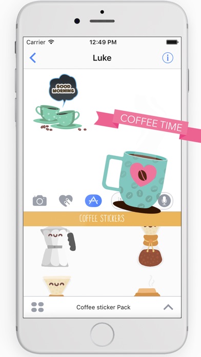 Coffee sticker Pack for Coffee Lovers screenshot 2