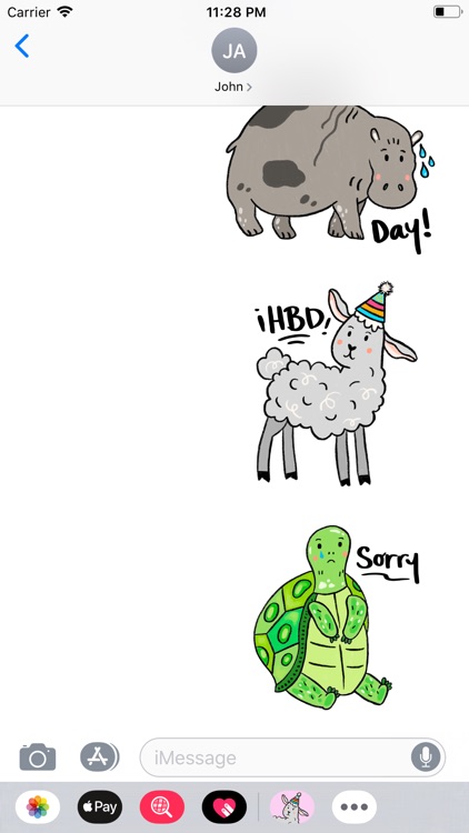 Zoomoji - Animal Stickers screenshot-3