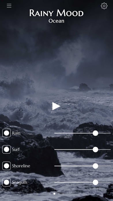 Rainy Mood Screenshot on iOS