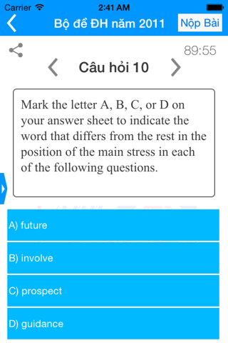 Thi Tiếng Anh THPT - Đại Học screenshot 3