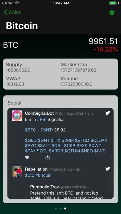 CoinData - Cryptocoin Prices screenshot 4