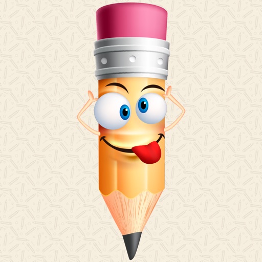 Pencil Cartoon Sticker Pack icon