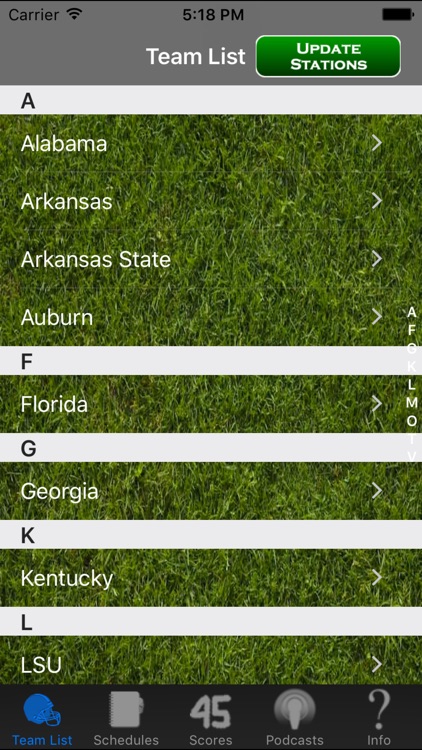 SEC Football Radio & Live Scores + Podcasts