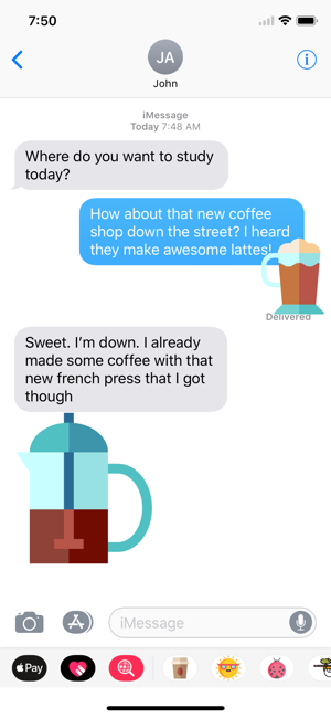 ‎The Coffee Sticker Pack Screenshot