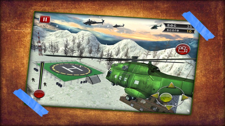 Warzone Helicopter Landing 3D