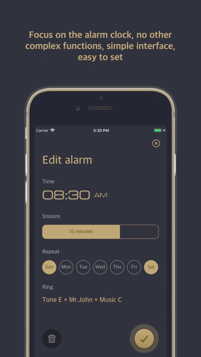 Relax Alarm-Voice time clock screenshot 2