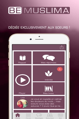 BeMuslima: Rappel islam screenshot 2