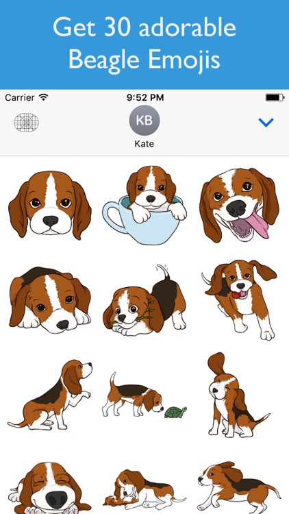 Beagle Love Emojis