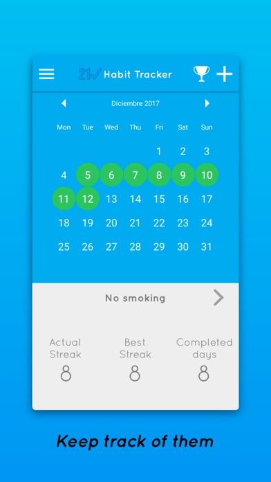 21 Days - Habit Tracker screenshot 2