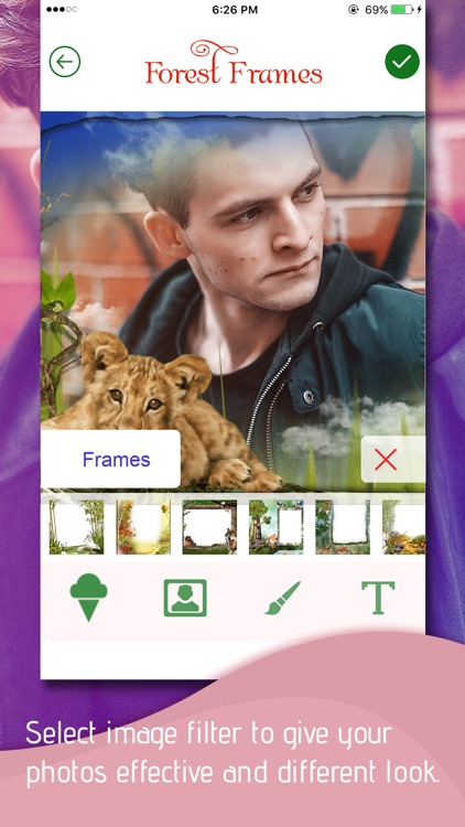 Forest Photo Frame Maker screenshot-4