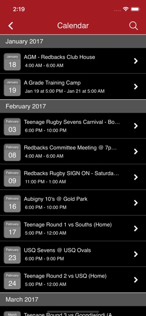 Redbacks Rugby Union Club(圖3)-速報App