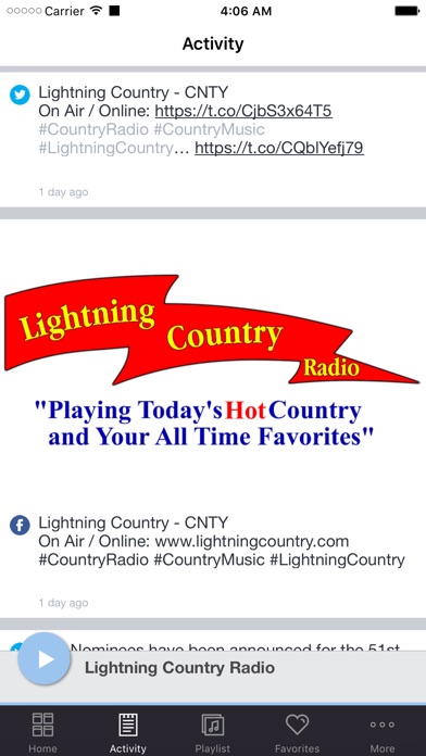 Lightning Country Radio screenshot 2