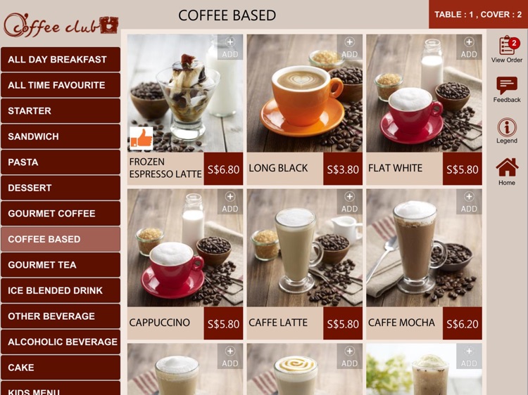 Coffee Club Emenu screenshot-3