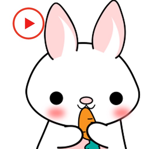 Bunny Animated Lovely Stickers icon