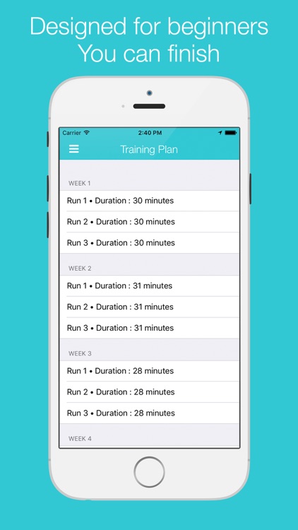 Beginner Runner - 5k Trainer for Couch to 5k screenshot-4