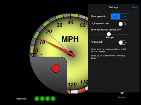 MPH/KPH Speedometer - náhled