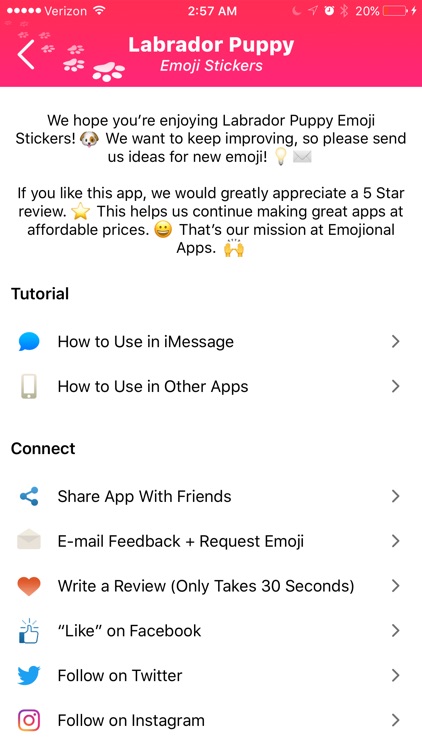 Labrador Puppy Emoji Stickers screenshot-4