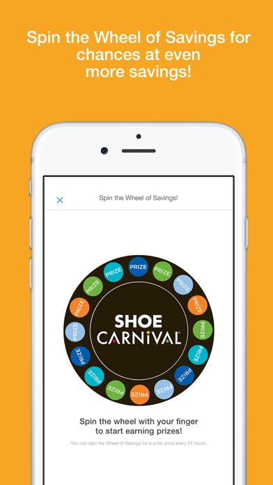 shoe carnival wheel of savings