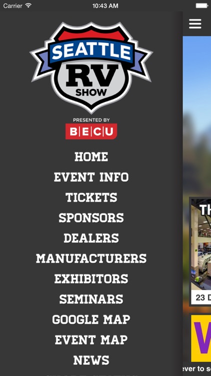 Seattle RV Show App