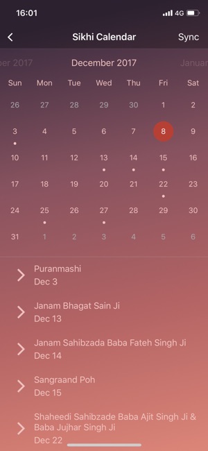 MySikhi: Nitnem Gutka Calendar(圖4)-速報App