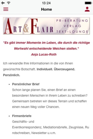 Art+Flair PR-Beratung & Verlag screenshot 2
