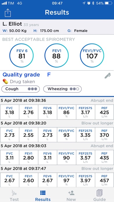 iSpirometry screenshot 4