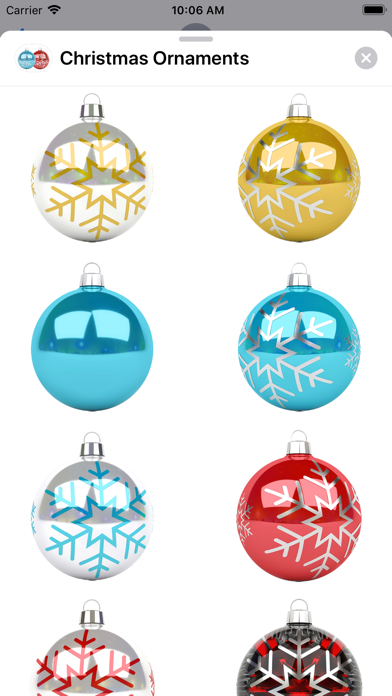 Christmas Ornaments Stickers screenshot 3