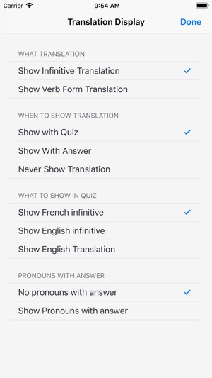 Verbes - French Verb Trainer(圖8)-速報App