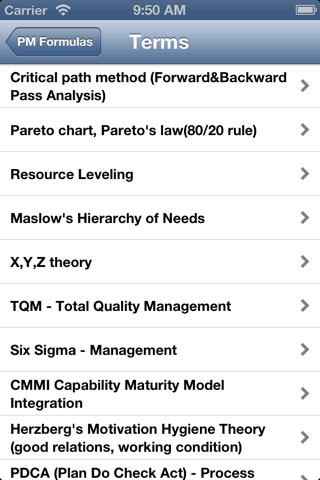 PM Formulas Pro ,PMP exam prep screenshot 4