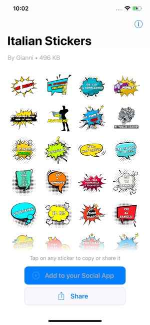 Italian Stickers for Social(圖1)-速報App