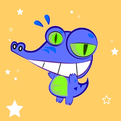 Xeko Crocodile Animated Funny iOS App
