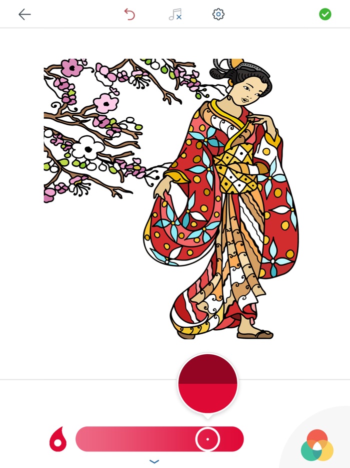 Japanese Coloring Book