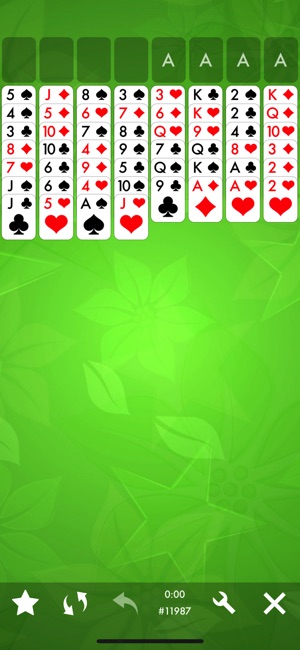 FreeCell Solitaire Card Game.