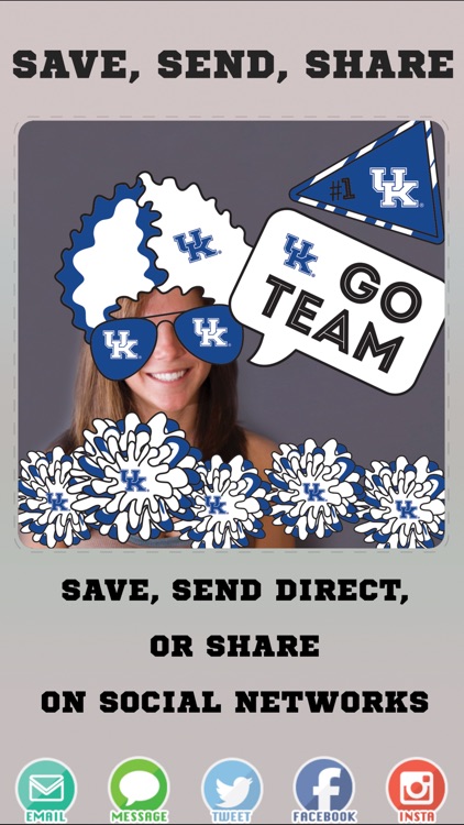 Kentucky Wildcats PLUS Selfie Stickers