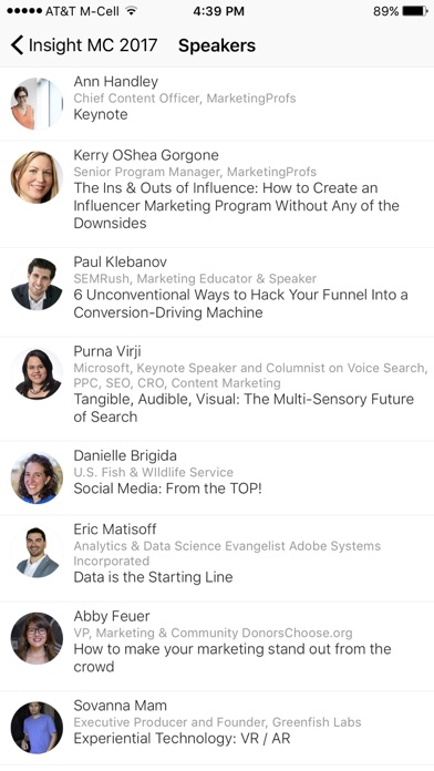 Insight Marketing Conference screenshot 3