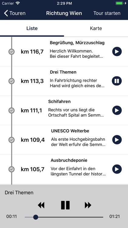 Audioguide Semmeringbahn