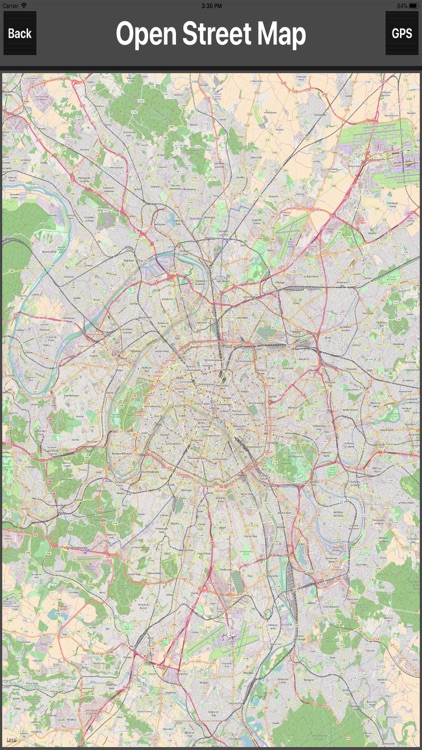 Paris France Offline TravelMap screenshot-3
