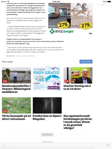 Østlendingen nyheter screenshot 2