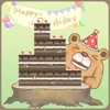 Glutton Bear : Birthday Cake